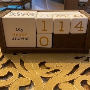 Wedding & Special days till the date Calendar !!